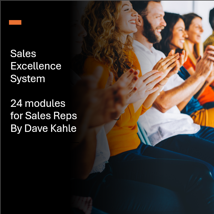 Kahle Way ® Sales Excellence Program: For Sales People ~ 24 Month